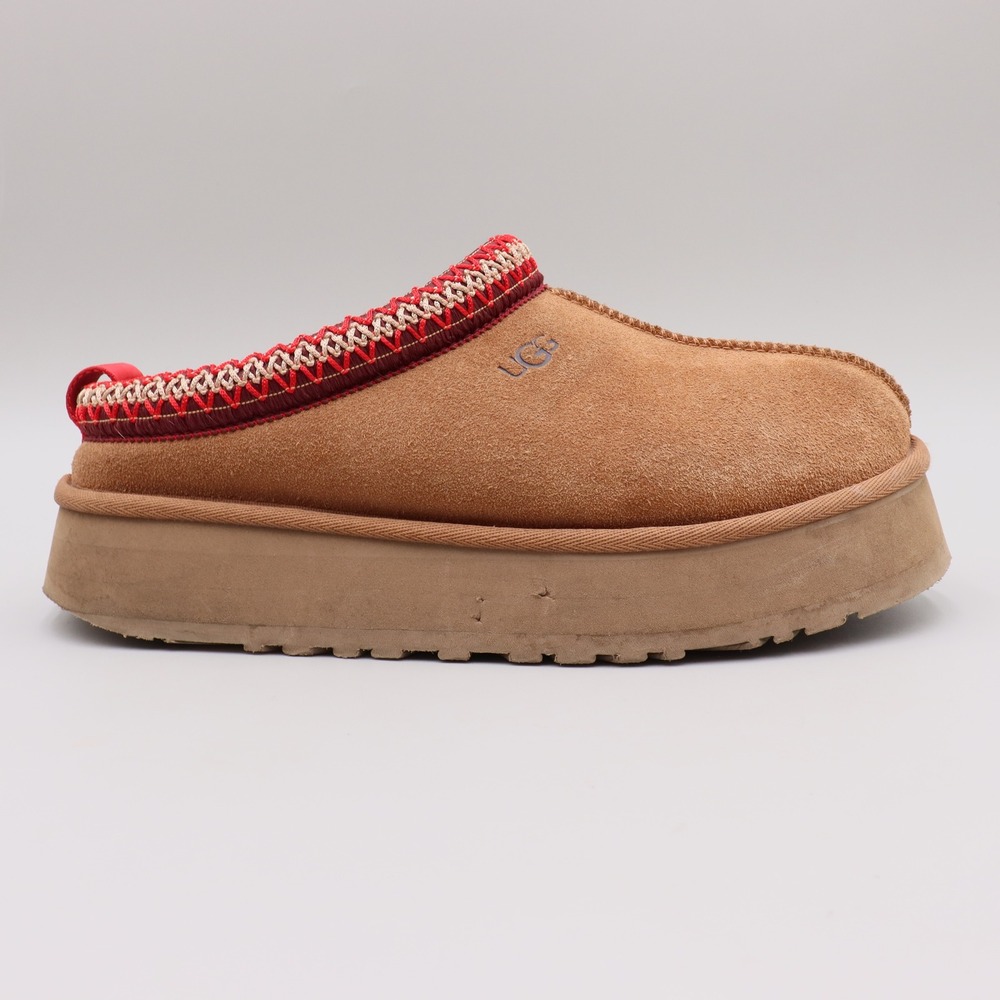 UGG Women's Tazz II Platform Slipper Chestnut Suede Womens Size 8 US 1122553